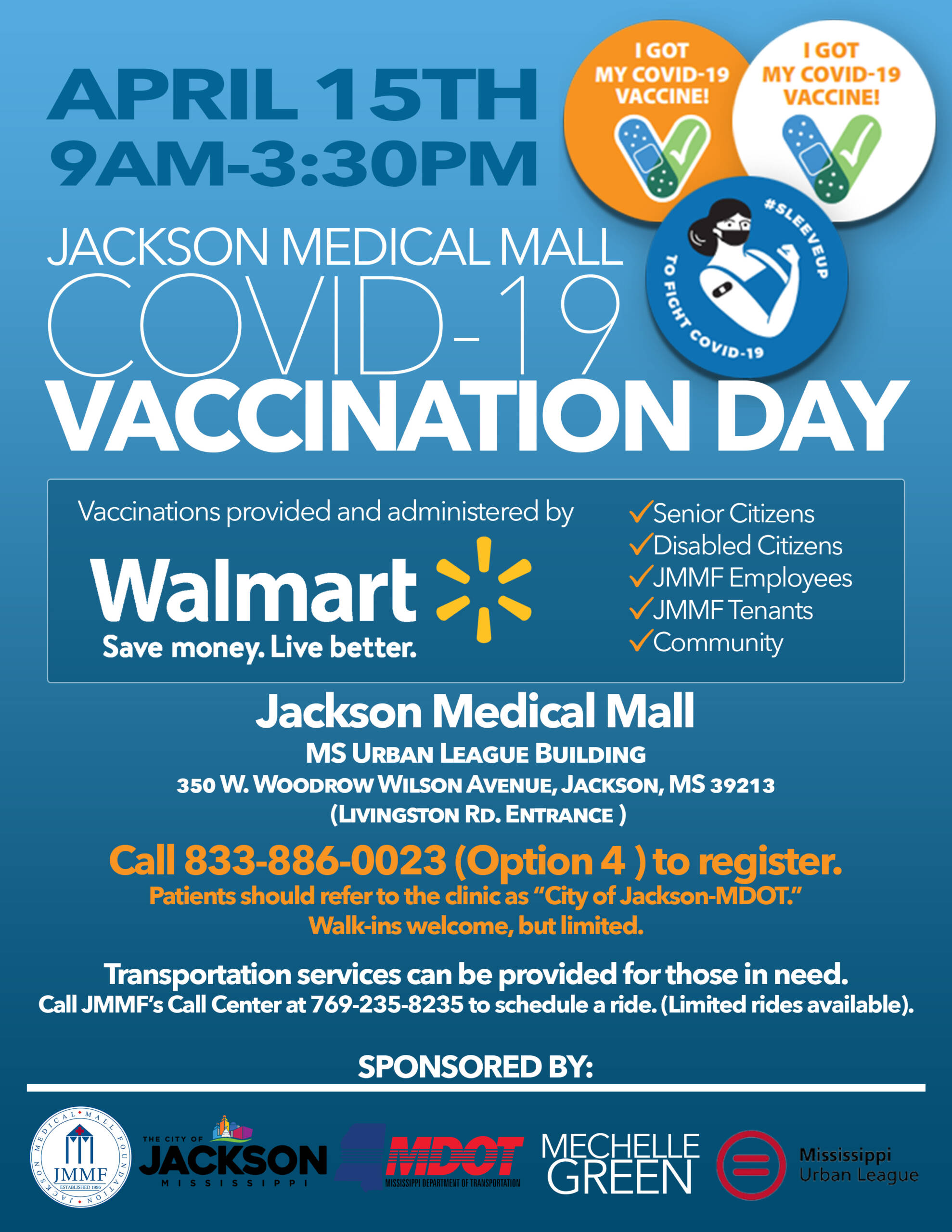COVID Vaccination Day at Jackson Medical Mall